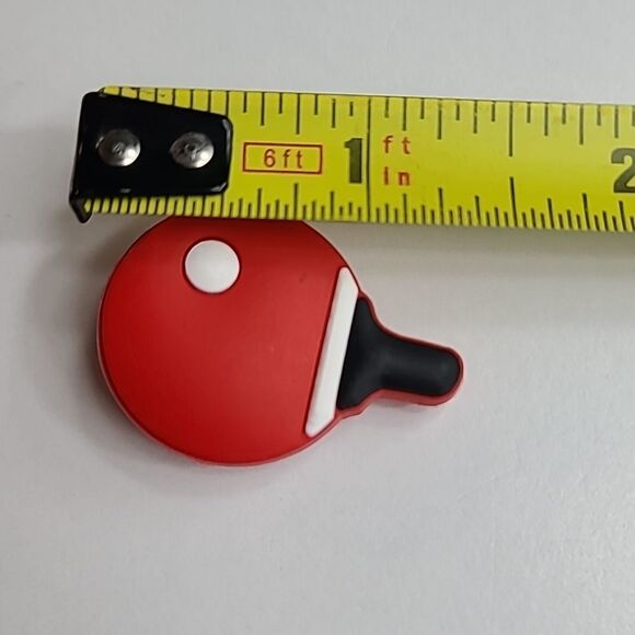 6/$20 * Ping Pong Ball Paddle Croc Charm Shoe Jewelry Table Game Sports Vacation - Picture 5 of 6
